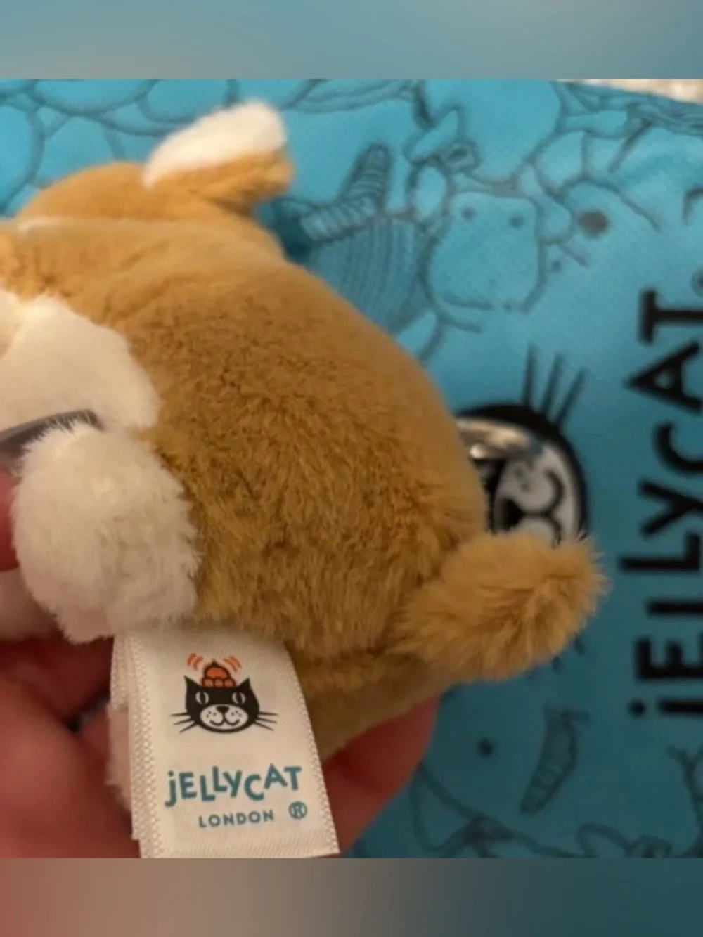 Jellycat Betty Corgi Bag Charm BNWT HTF RETIRED Asian “Dog Edition” RARE